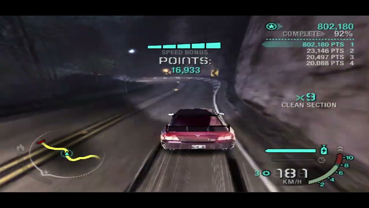 Drift Need For Speed Carbon ps2 Canyon Gameplay.