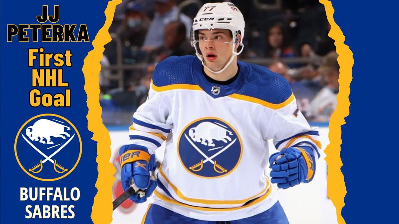 JJ Peterka #77 (Buffalo Sabres) first NHL goal Oct 13, 2022