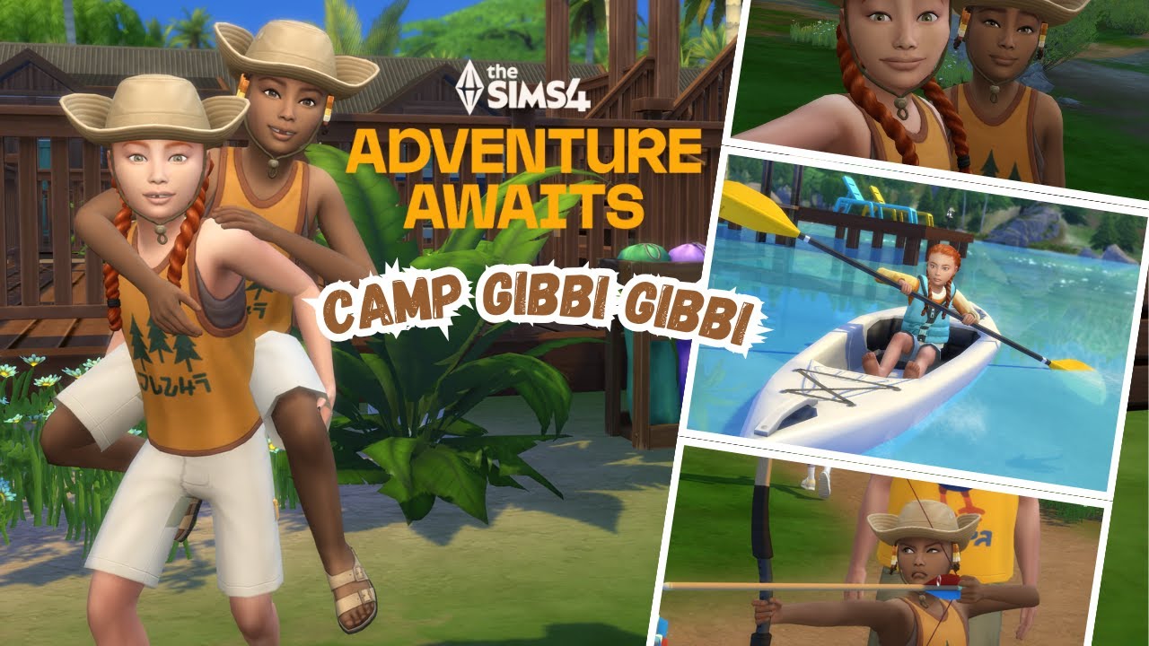 The Sims 4: Adventure Awaits Let’s Play Part 2 | Camping With the Girls! 🏕️✨