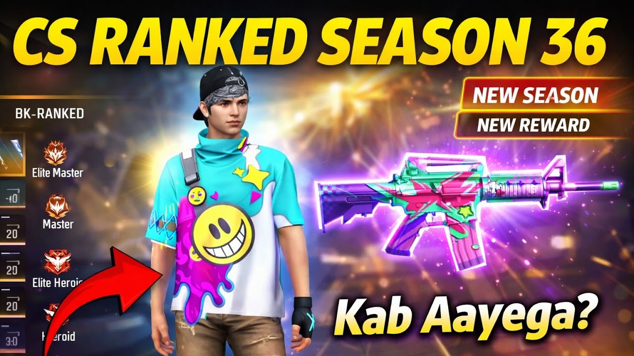 CS Ranked Season 36 New Rewards 🔥 Kab Aayega New CS Ranked Season 36 Free Fire