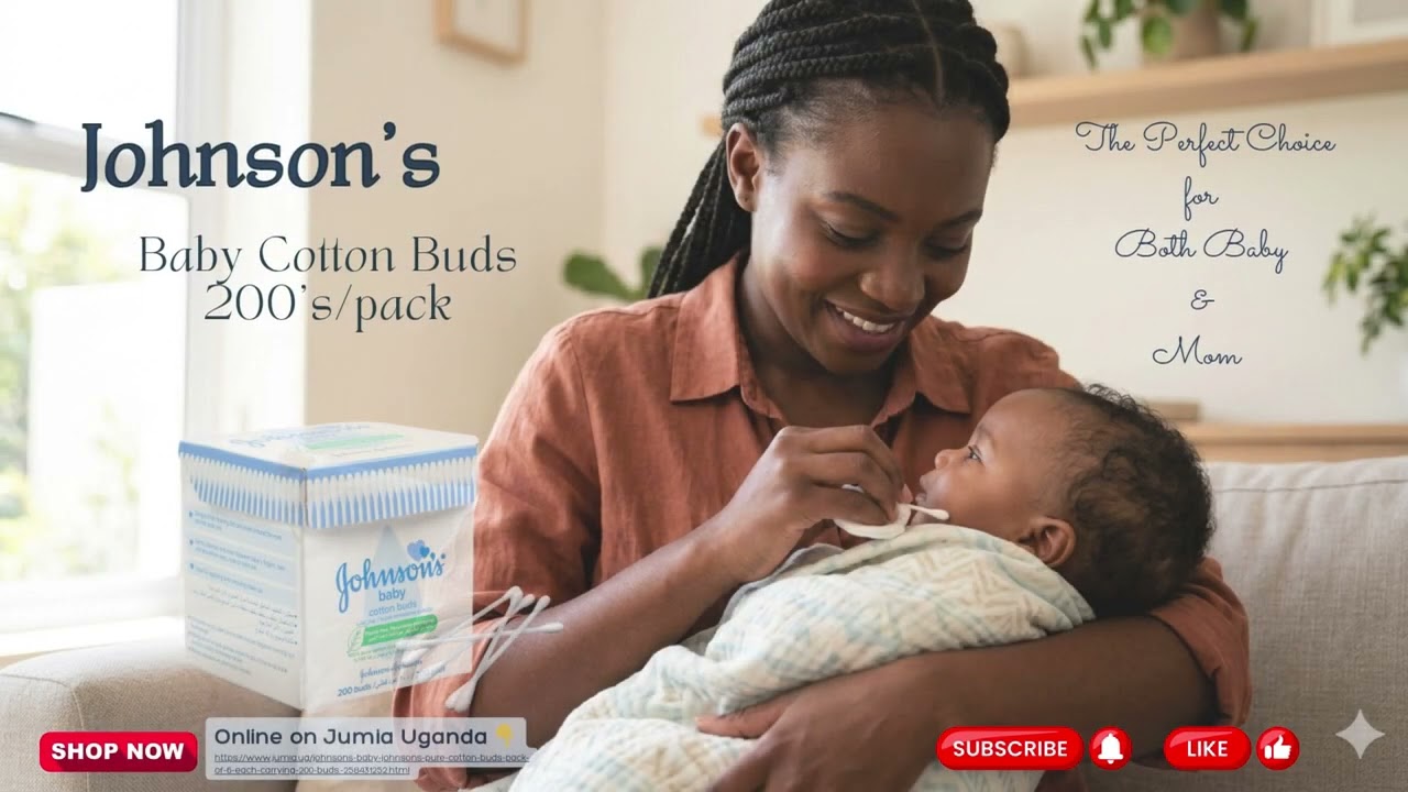 Safe & Gentle Baby Care &ndash; Johnson&rsquo;s Cotton Buds 👶#earbuds #johnsonsbaby #uganda #babycare #baby