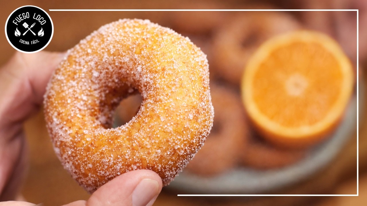 ROSCOS Fritos de NARANJA 🍊 La Receta TRADICIONAL más ESPONJOSA y Fácil (Semana Santa)