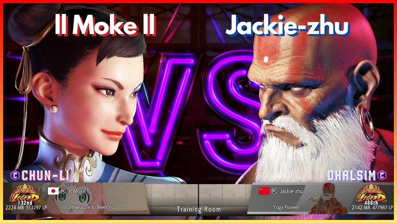 Street Fighter 6 - ll Moke ll (Chun Li) vs Jackie-zhu (Dhalsim)