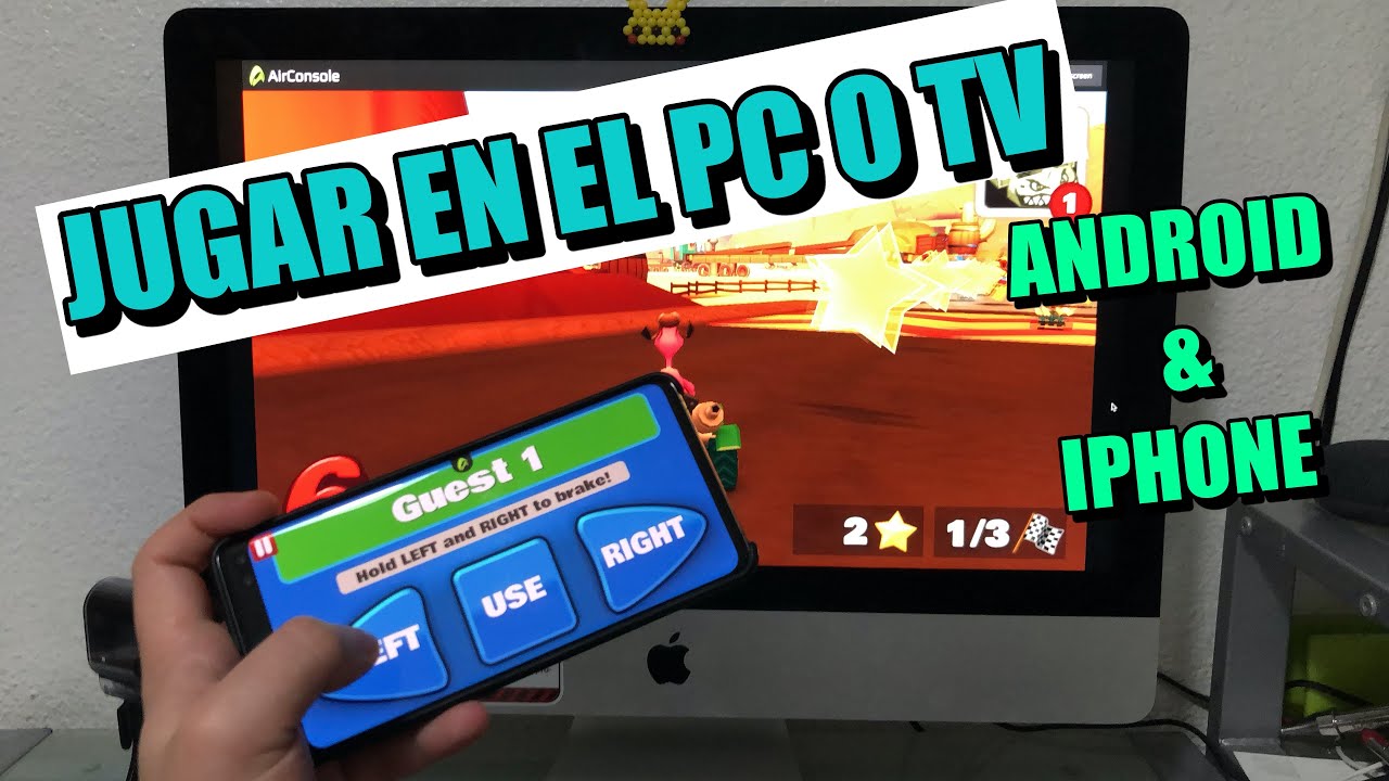 COMO JUGAR CON EL TELEFONO Y UNA TV O PC AirConsole | Iphone & ANDROID👏