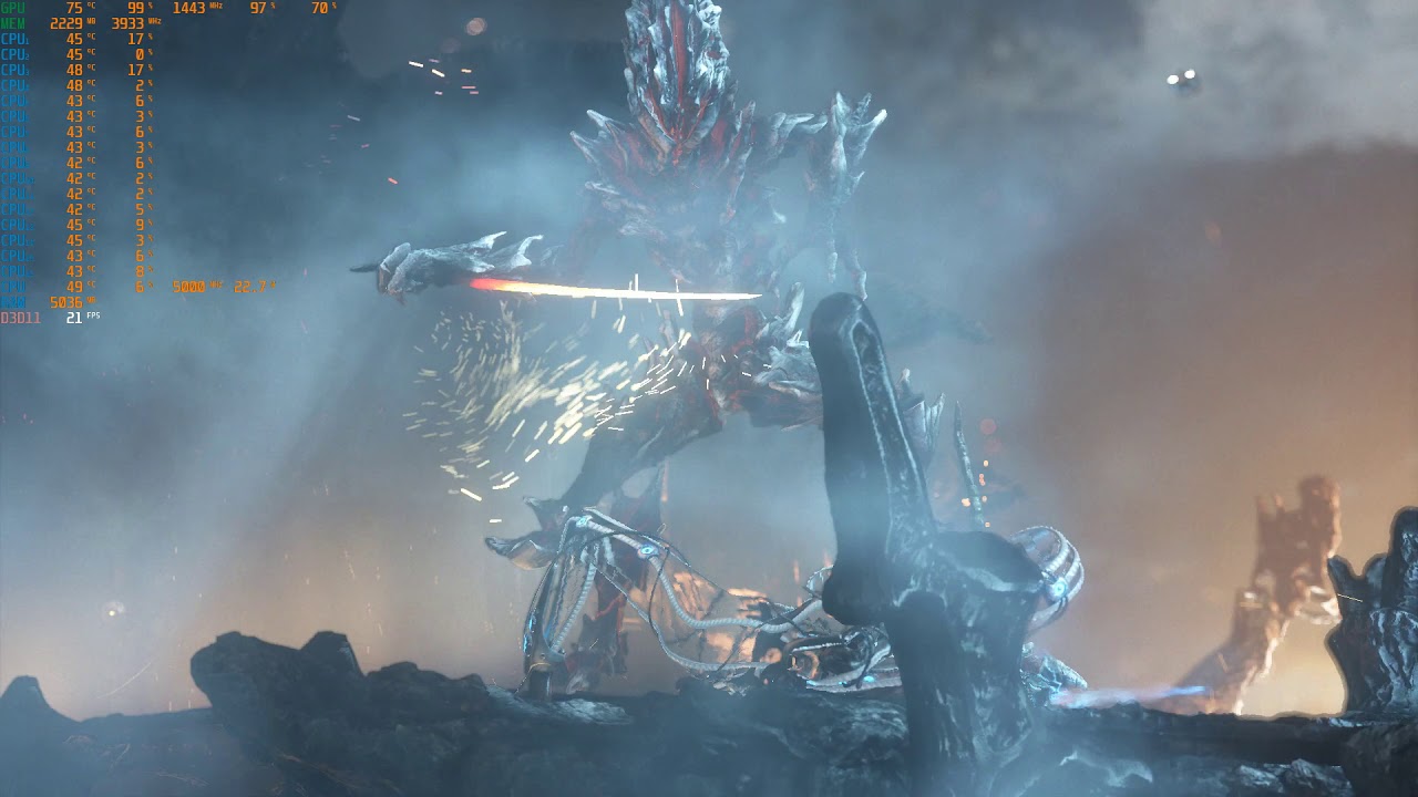 3Dmark Firestrike benchmark 970 gtx 9900k