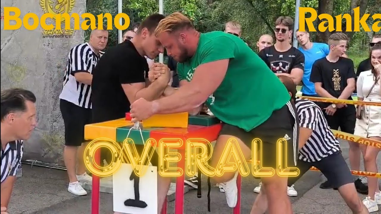 Absoliuti kategorija, Kaire ir dešine rankomis. Overall Class Men both arms. Bocmano ranka 2024.