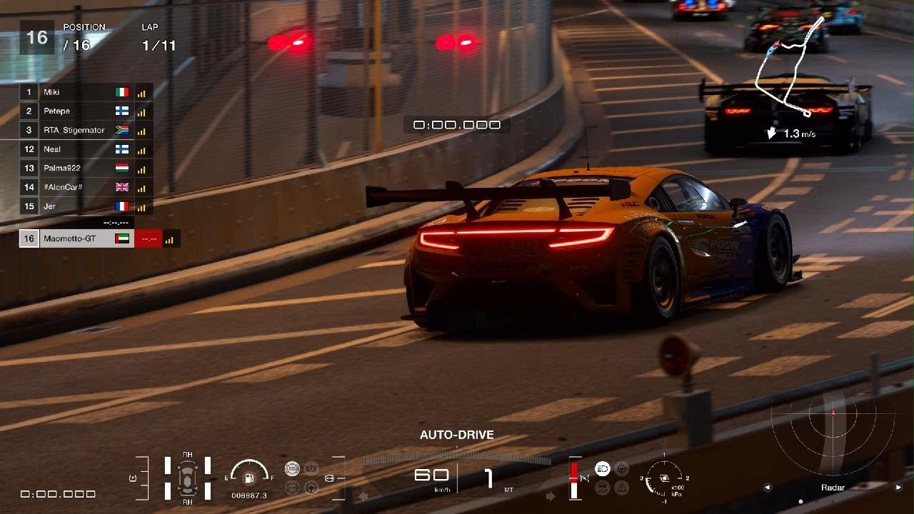 Gran Turismo 7 - Daily Race C - Tokyo Expressway (South) Counterclockwise - Honda NSX (Gr.3)