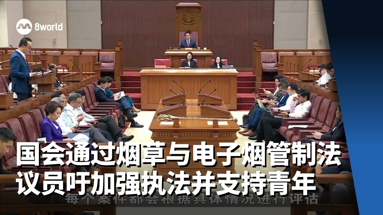 国会通过烟草与电子烟管制法 议员吁加强执法并支持青年