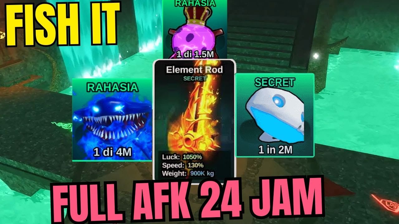 Mencoba 1 HARI AFK SACRED TEMPLE APAKAH HASILNYA!.... Fish it