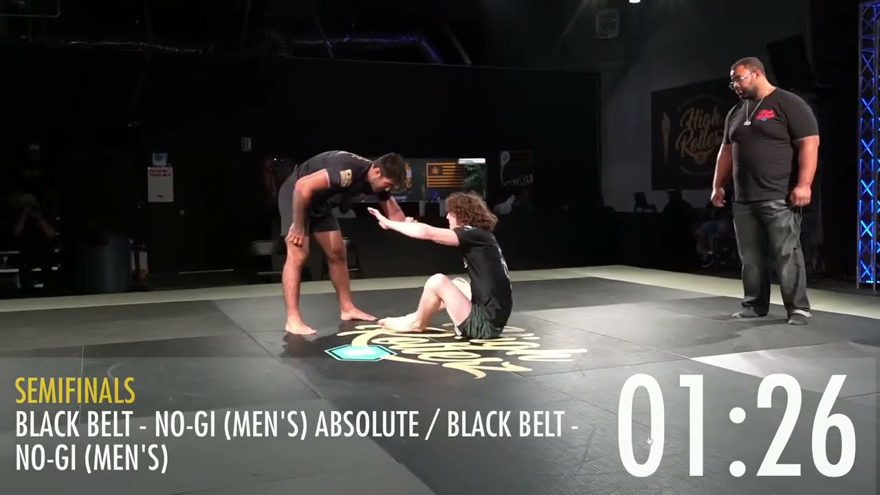 SEMIFINAL: Jordan Wirth vs Xavier Silva  - High Rollerz Open Black Belt No-Gi