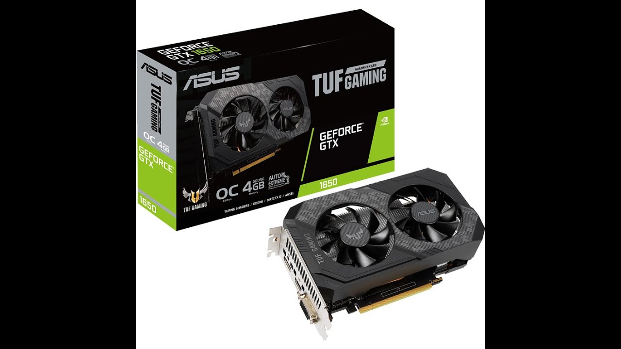 ОНЛАЙН ТРЕЙД.РУ — Видеокарта ASUS GeForce GTX 1650 4096Mb (TUF-GTX1650-O4GD6-P-GAMING) Код: 2279958