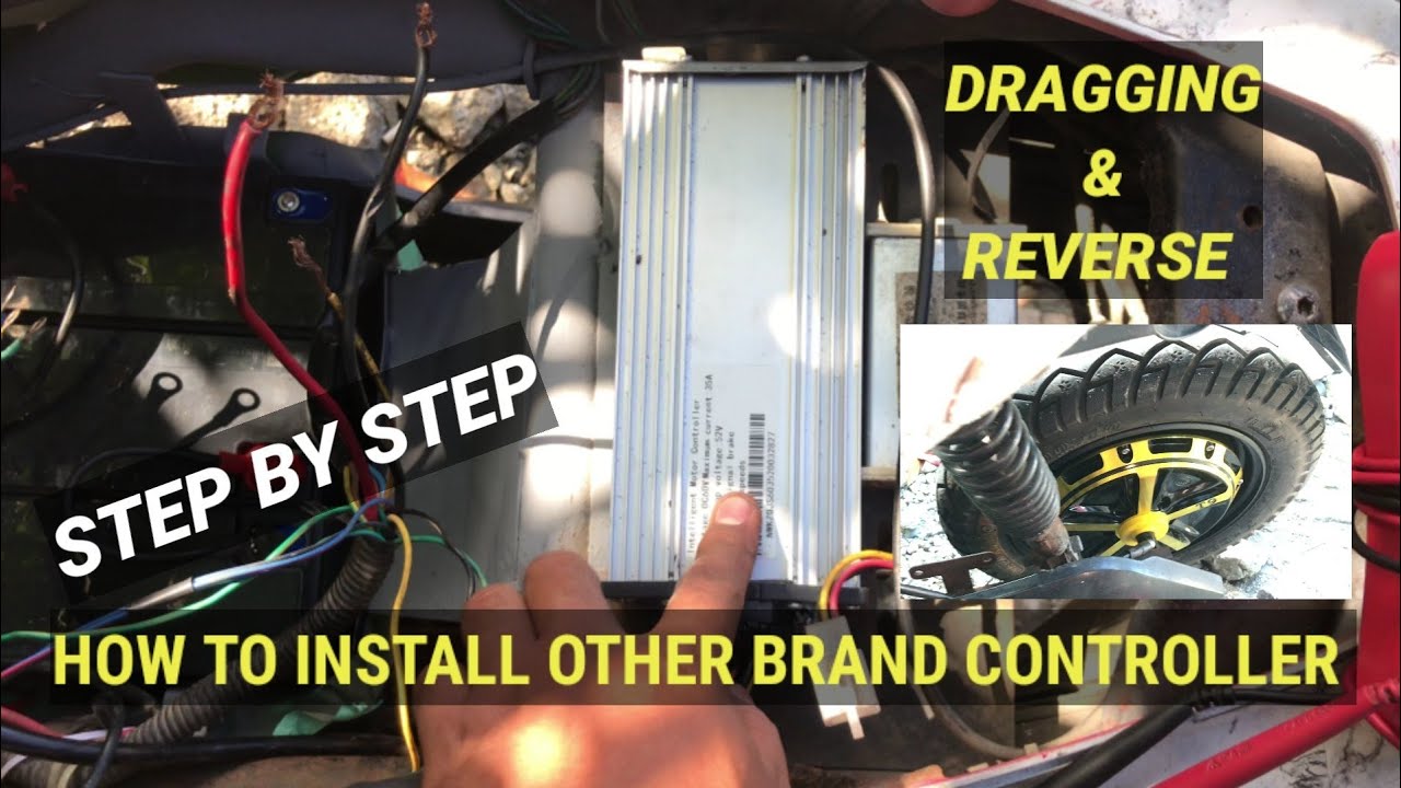 Paano mag install ng ibang controller (Step by Step) Paano efix baliktad ang ikot ng motor