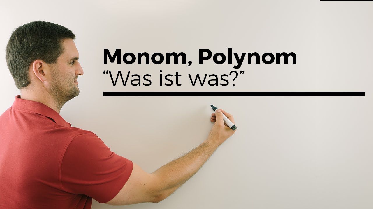 Monom, Polynom, 