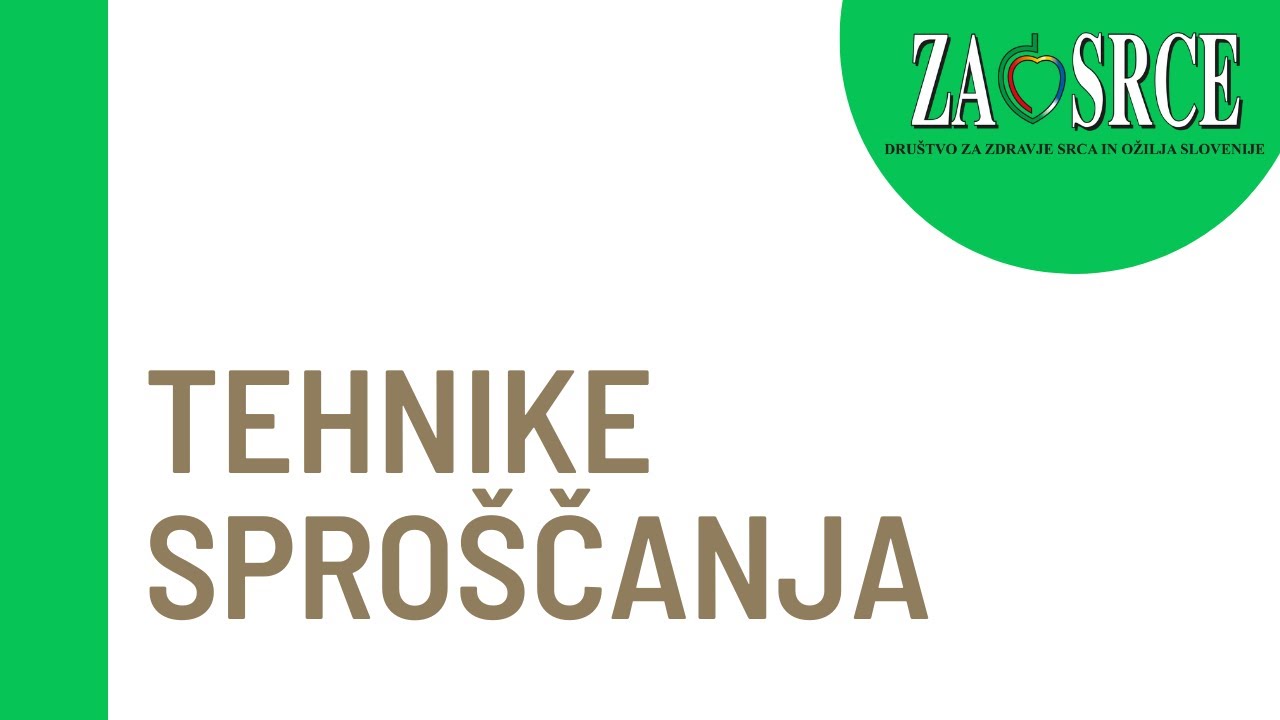 Tehnike sproščanja
