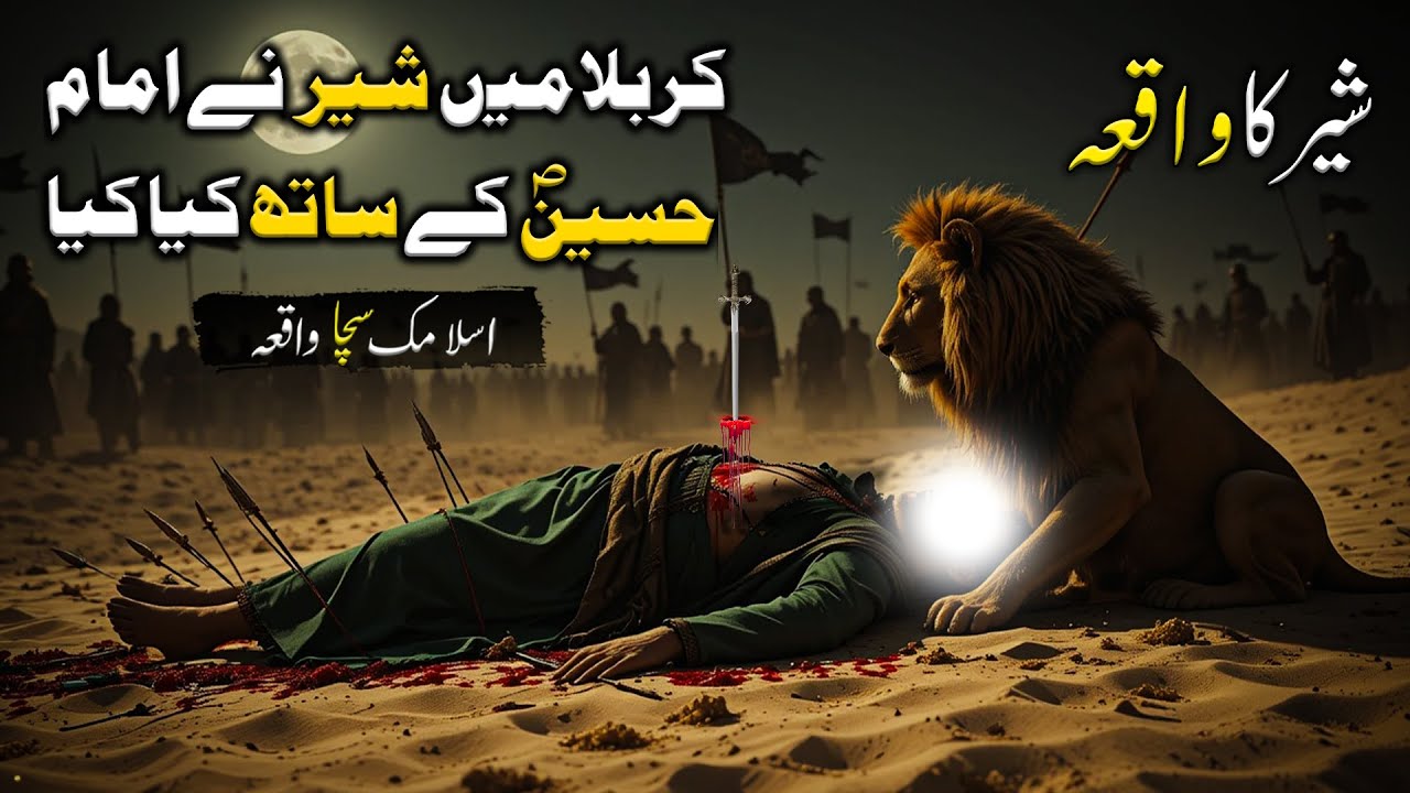 Imam Hussain (A.S) Aur Sher Ka Waqia | Abul Haris Ka Waqia Karbala Ki Haqeeqat Islamic Story in Urdu