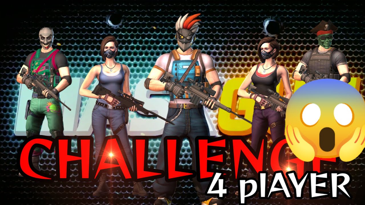 [FRIENDLY] CHALLENGE 4 PLAYER ON THE SAME DAY😱👺 | MASKGUN MULTIPLAYER FPS 2023  ( IOS , ANDROID)☠️