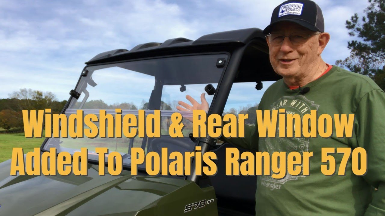 Установка лобового и заднего стекла Polaris Ranger 570
