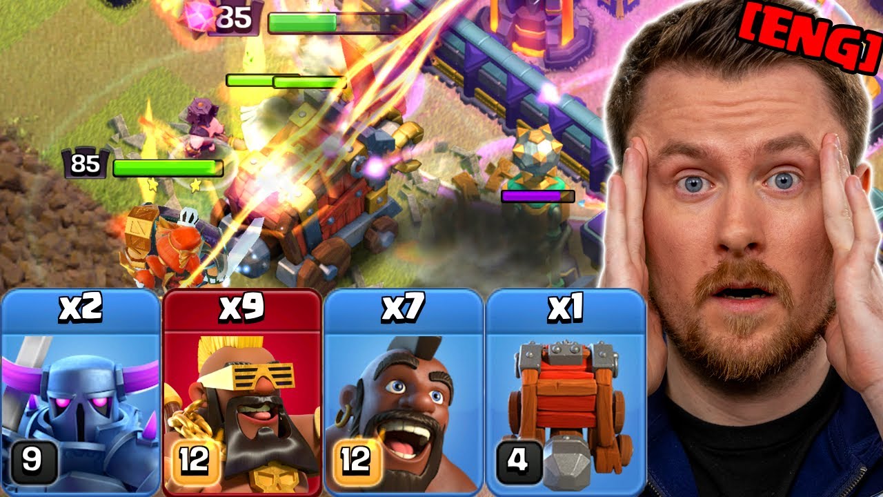 INSANE NEW STRATEGY | Pekka Dive Hog Hybrid in a Pro Match (Clash of Clans)