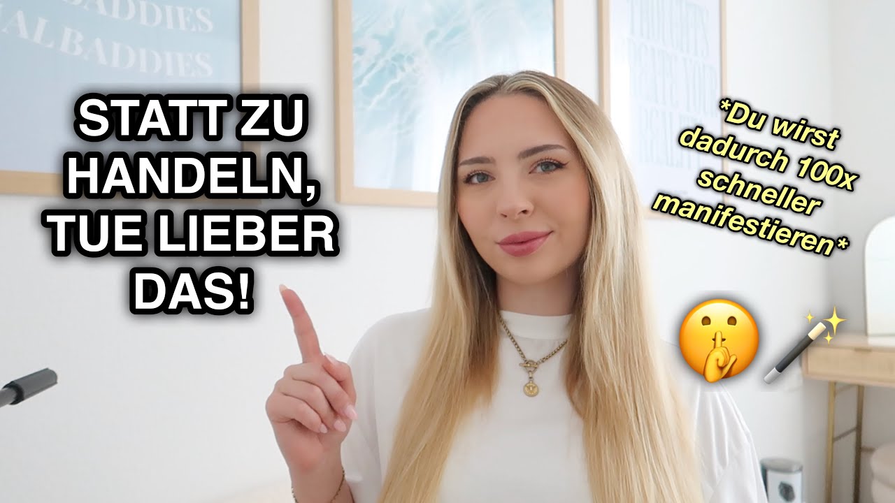 H&ouml;r auf zu handeln! So manifestierst du 10000x schneller