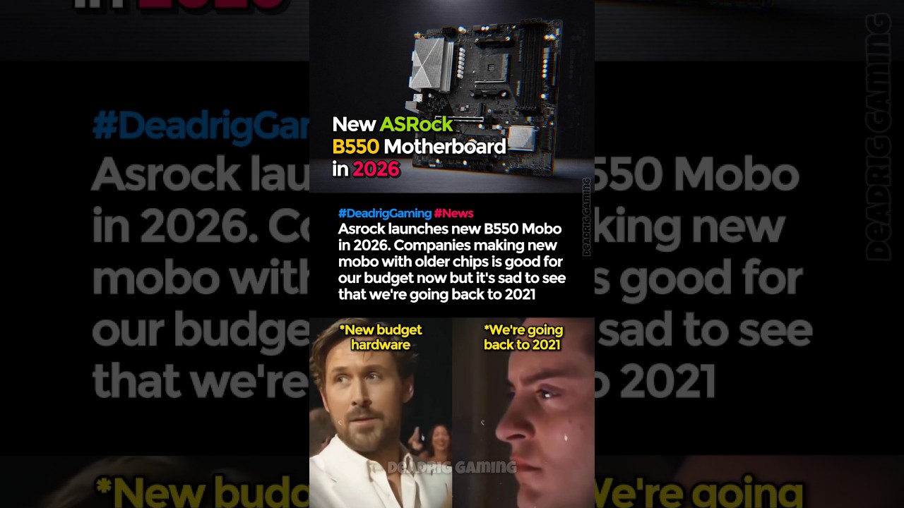 Asrock launches new B550 motherboard in 2026