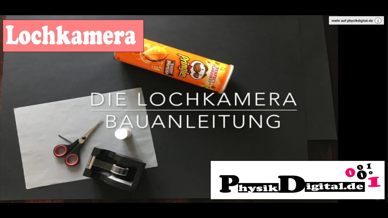 Lochkamera einfach selber bauen - Bild auf dem Kopf