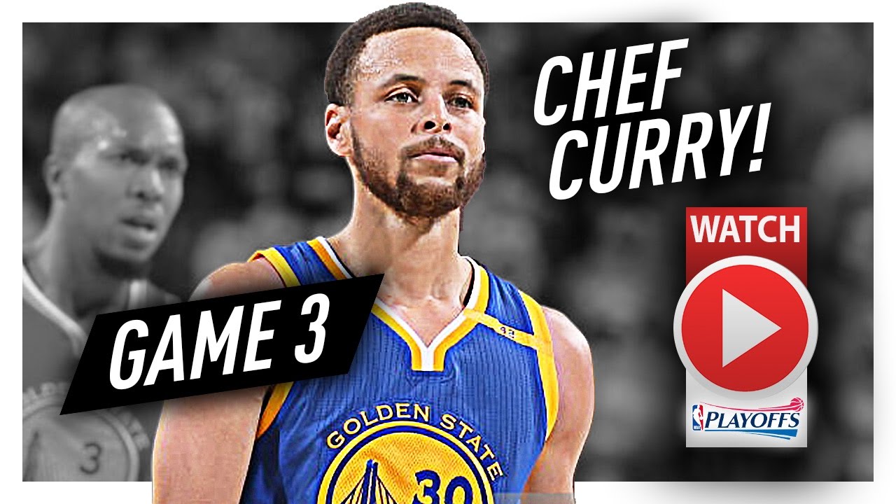 Stephen Curry Full Game 3 Highlights vs Trail Blazers 2017 Playoffs - 34 Pts, 8 Ast, Chef Curry!