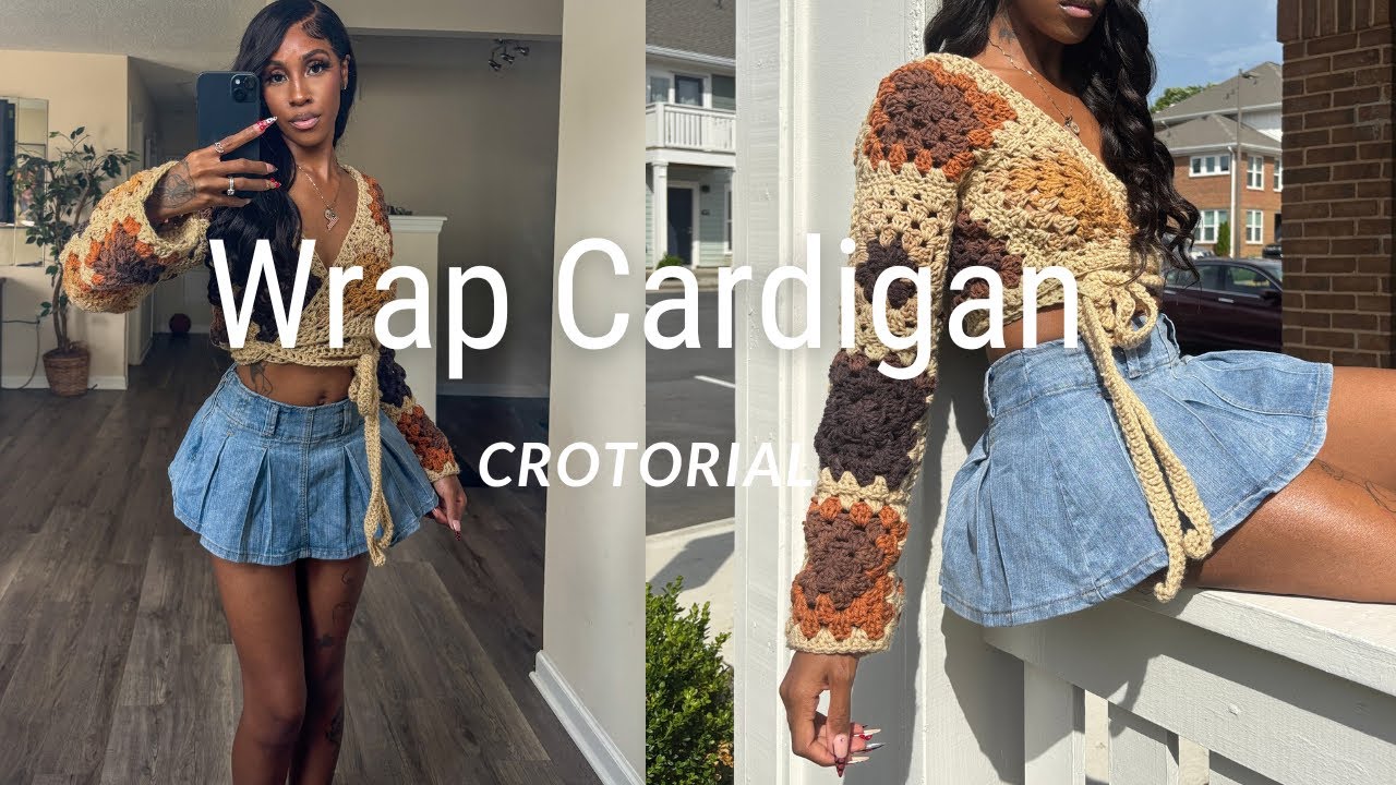 CROTORIAL 🧶 : Cardigan Granny Square * Super Versatile*