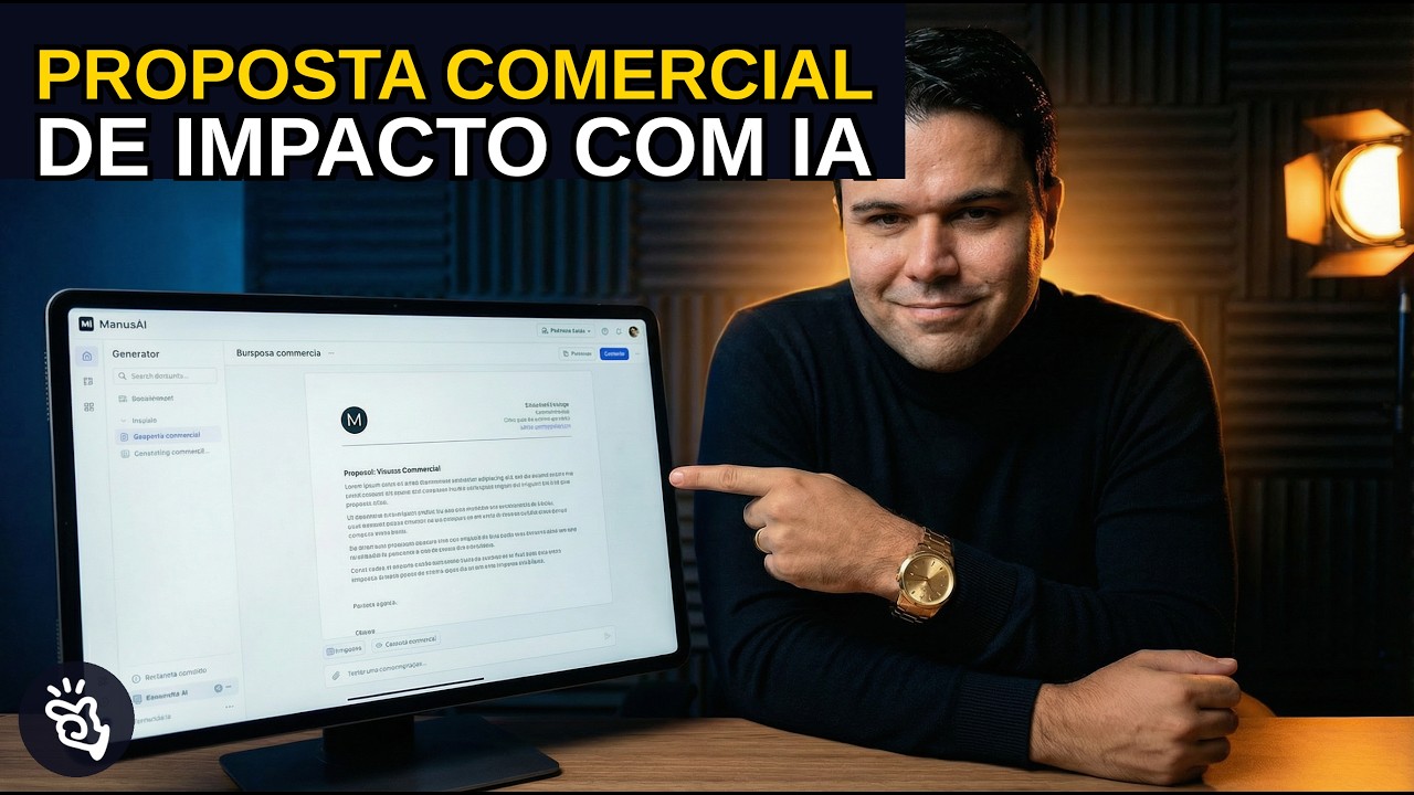 Como Criar Uma Proposta Comercial Impactante com IA - ManusAI