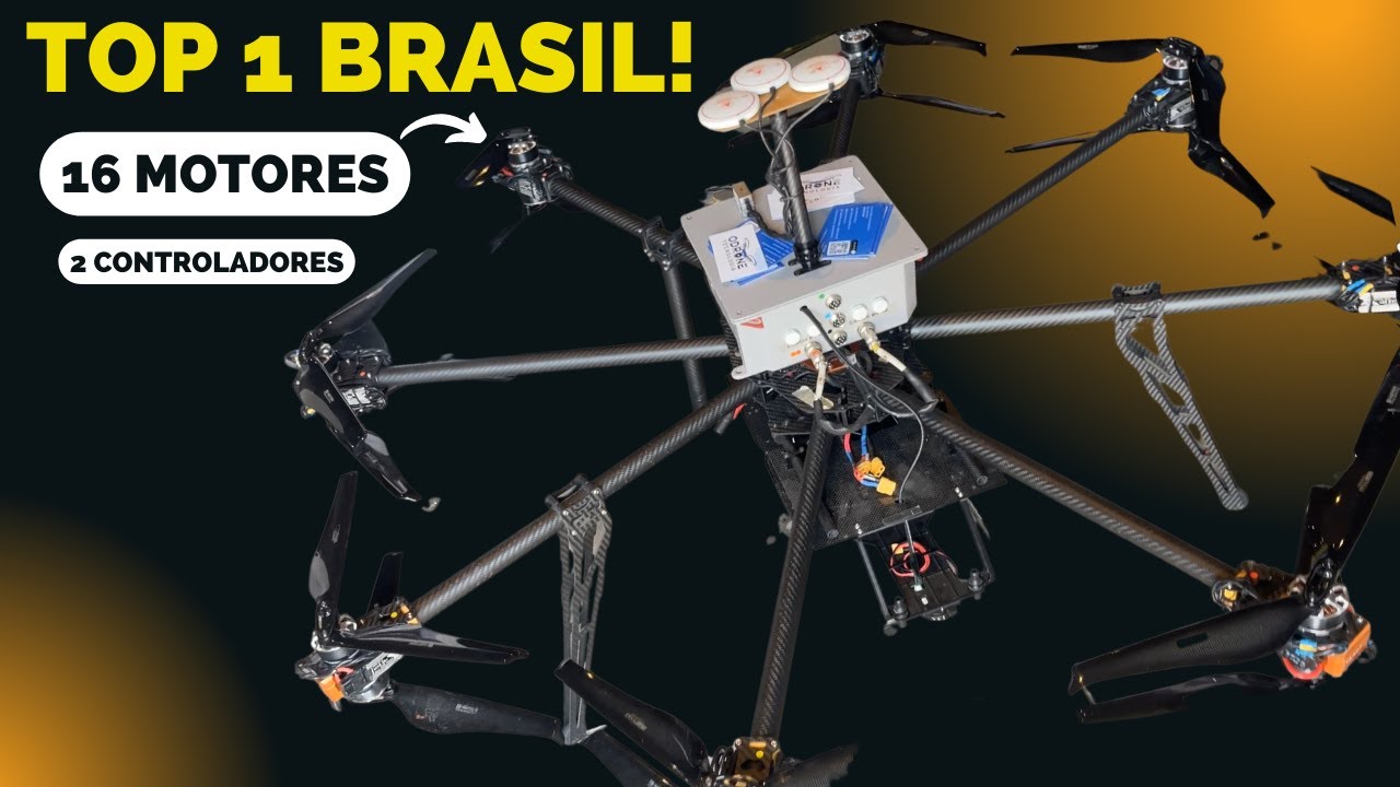 Conhe&ccedil;a o maior drone fabricado no Brasil para mapeamento e topografia na constru&ccedil;&atilde;o civil.
