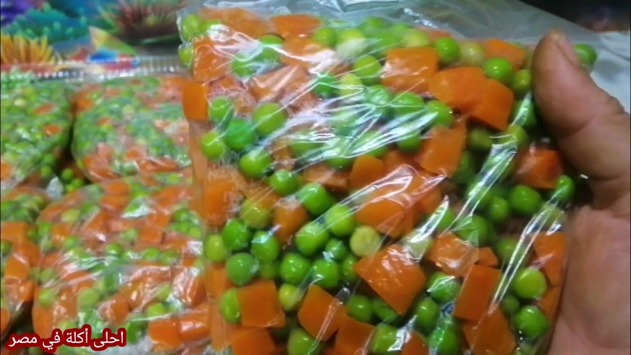 احلى تخزين بسلة في مصر 🇪🇬 تخزين البسلة والجزر بطريقة ممتازة 😋 البسلة هتحتفظ بلونها الأخضر