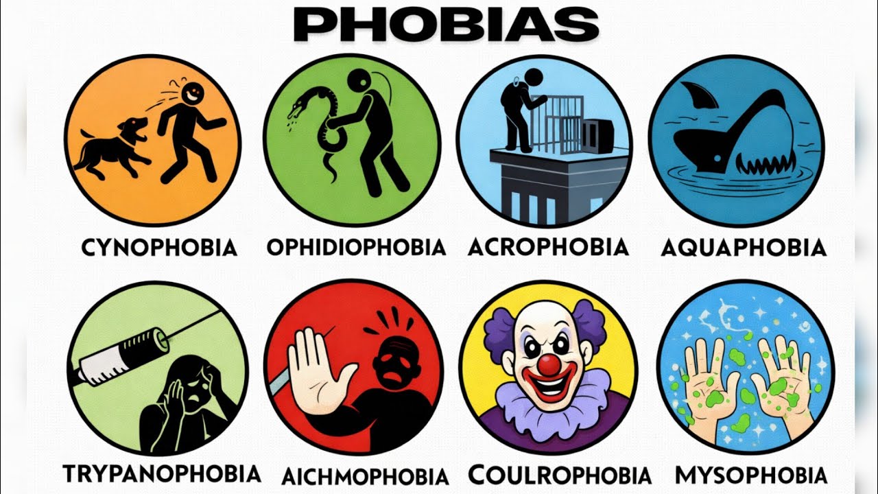 Every Human Phobia Simply Explained in 8 Minutes 