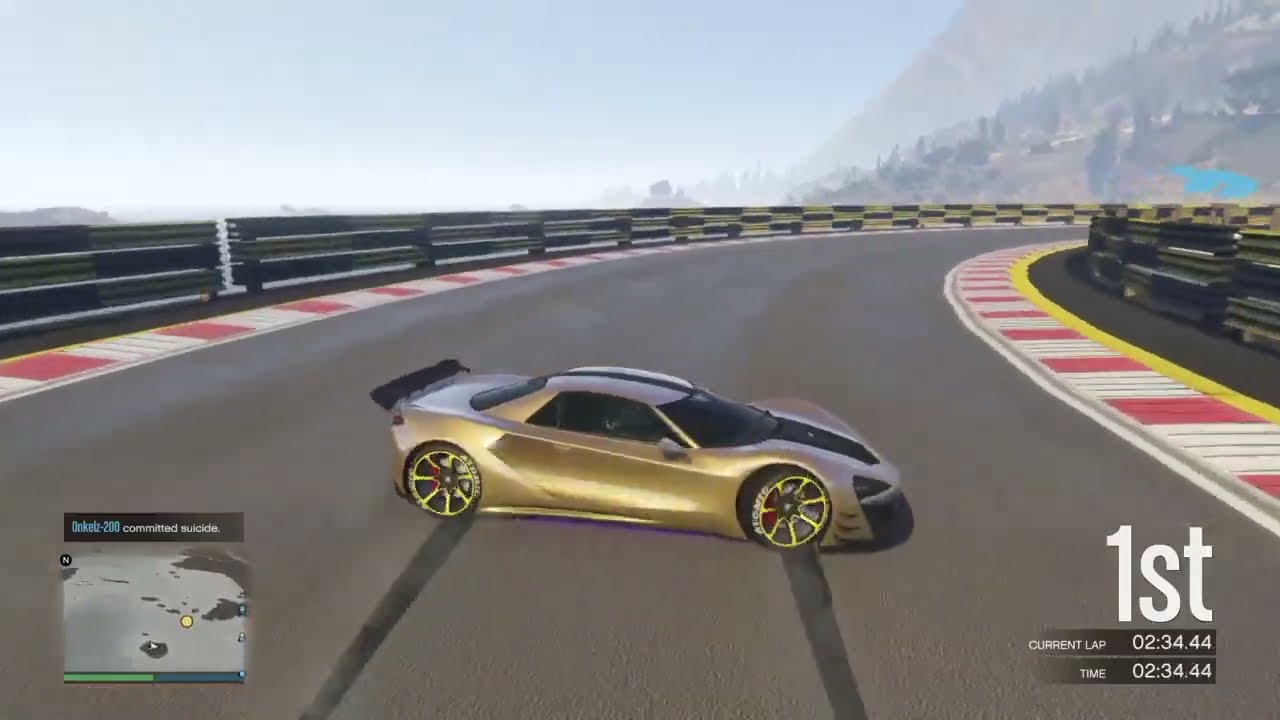 crazy gta5 stunt race,