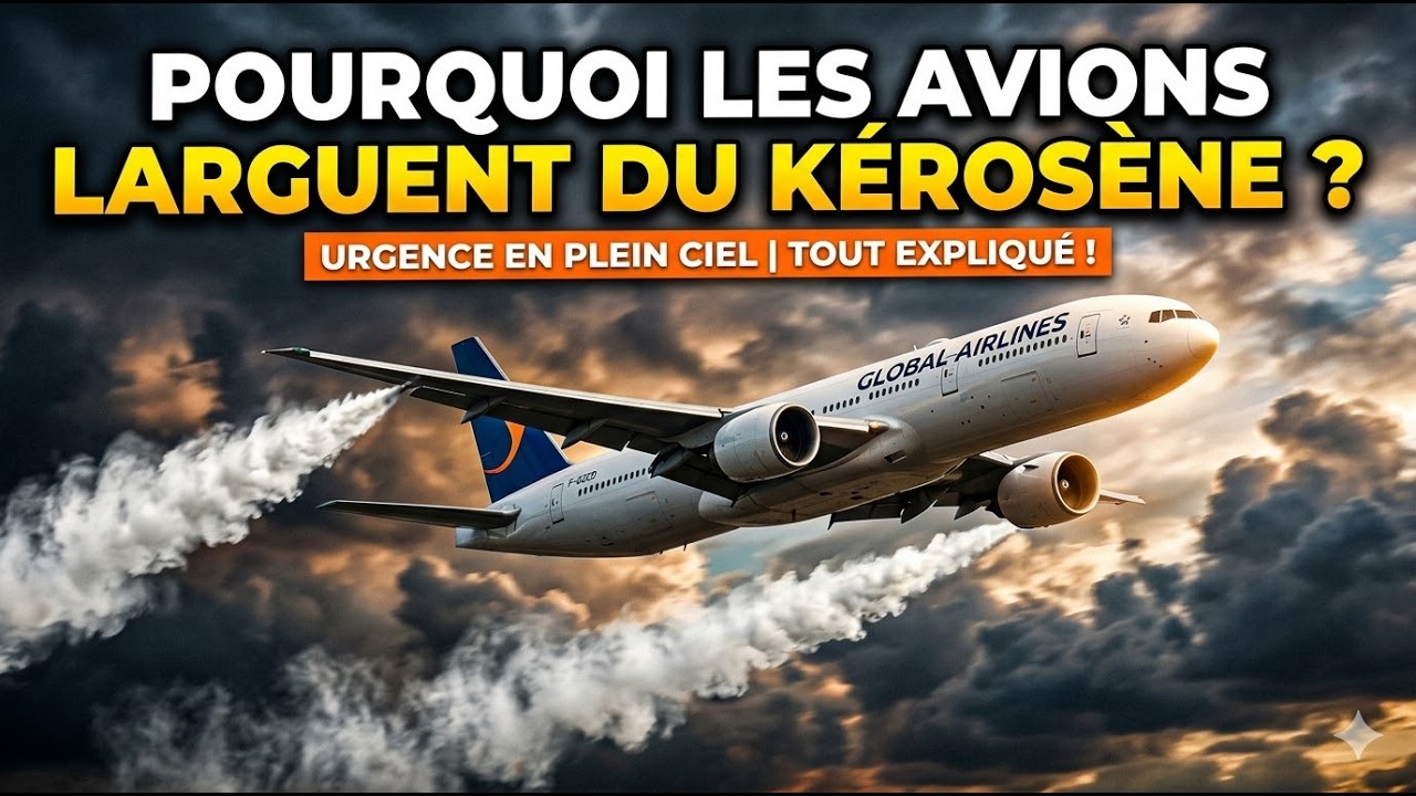 Pourquoi les avions larguent parfois du kérosène en plein vol ?