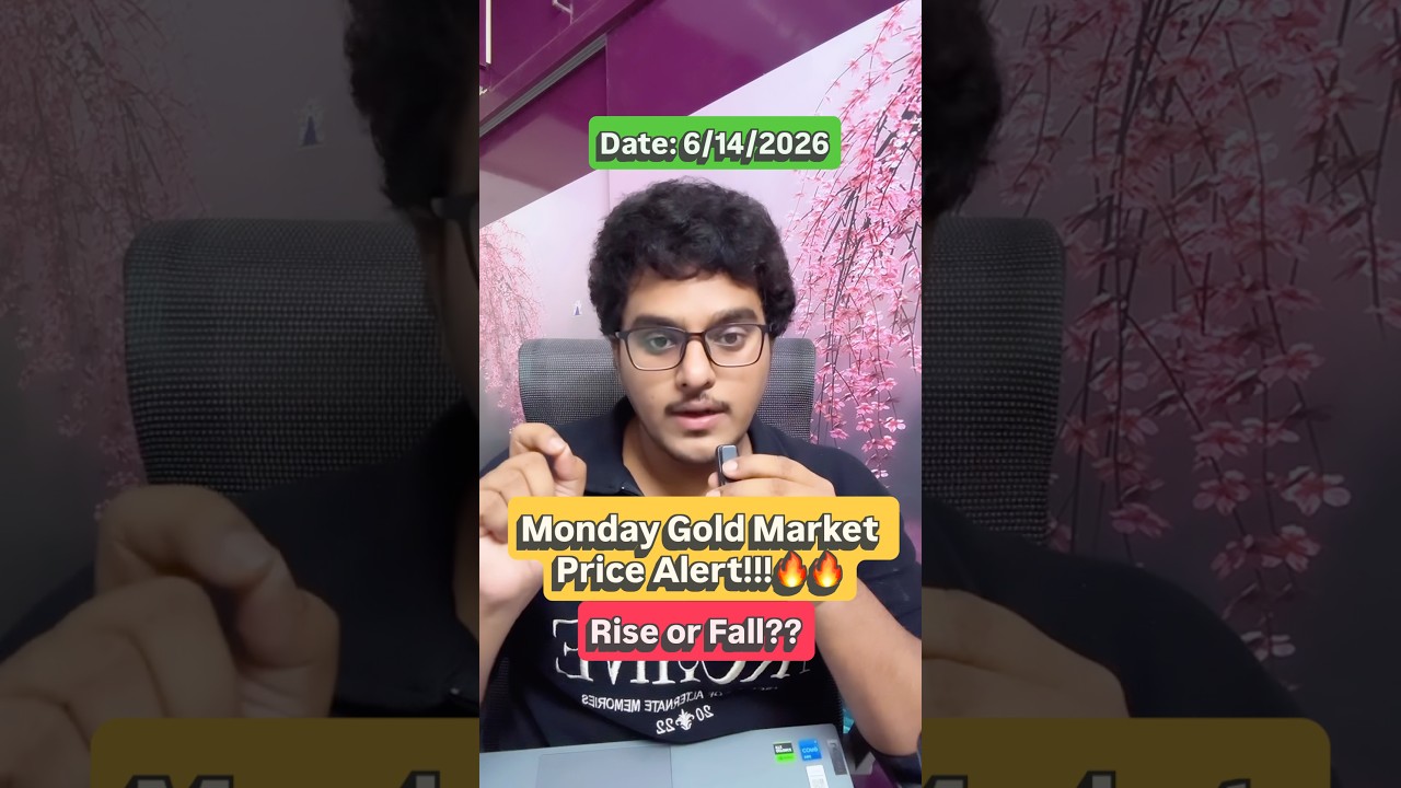 Gold Rate Prediction for Monday🔥 Rise or Fall? #gold #silver #goldrate #shorts #trending #mcx #viral