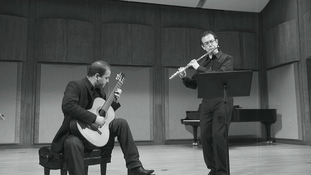Astor Piazzolla - Bordel 1900 for Flute & Guitar - Marco Granados, Felippe Santos