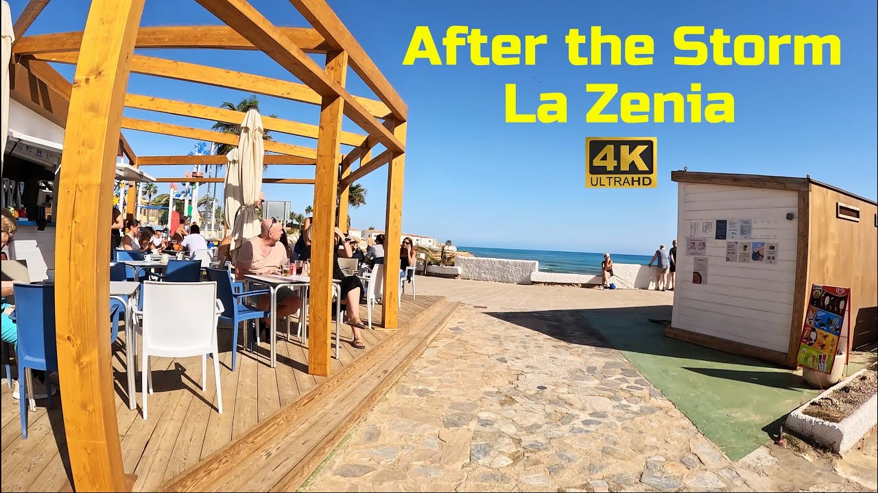 La Zenia, Costa Blanca, Spain⎮After the Storm⎮Sunseekers Flock Back To The Beach⎮Walking Tour 🇪🇸