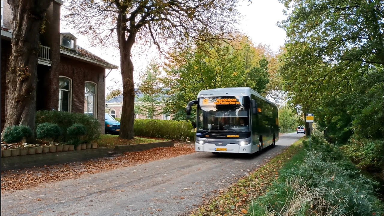 Binnenkort ten einde: bussen dwars door Den Andel! Doorkomst Ebusco, 12-10-22 // Soon busless road.