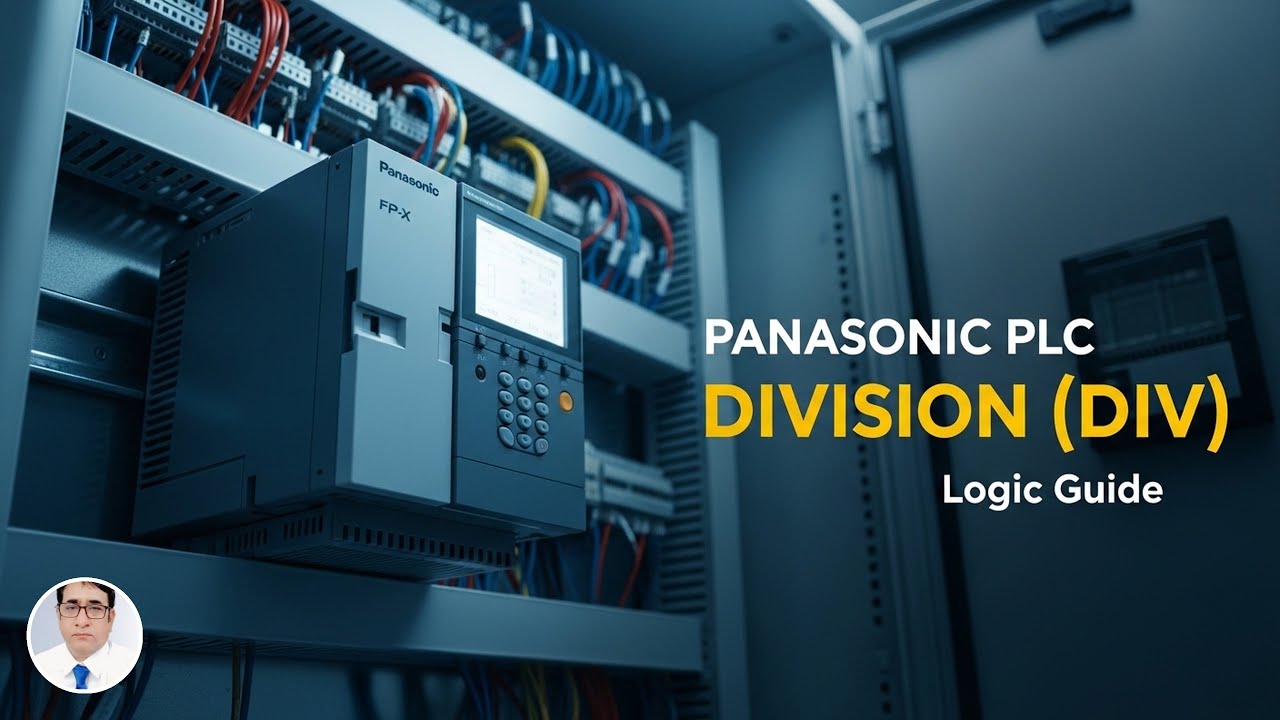 how can use (DIV)division command in Panasonic Plc