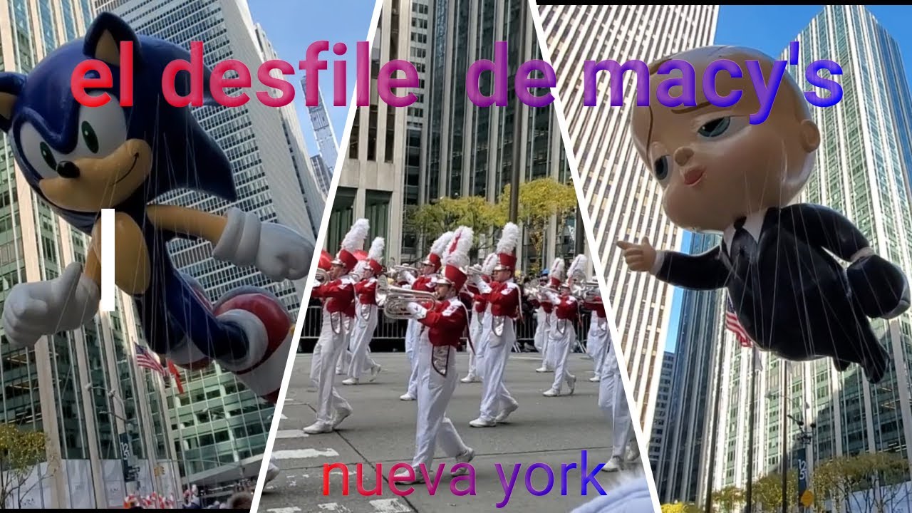 el desfile de macy's en nueva york