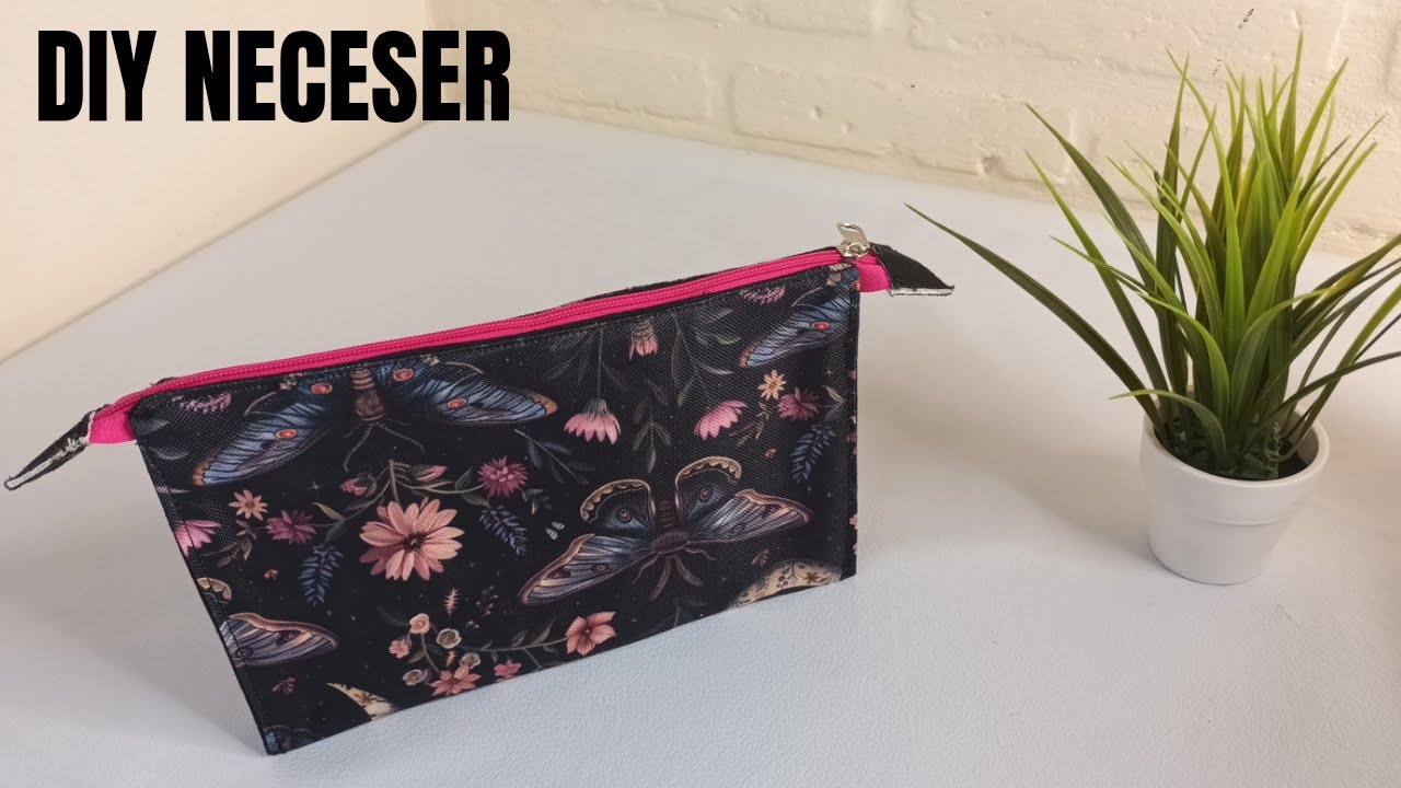 COSER NECESER ESTILI SOBRE / Cómo coser un neceser rápido y fácil