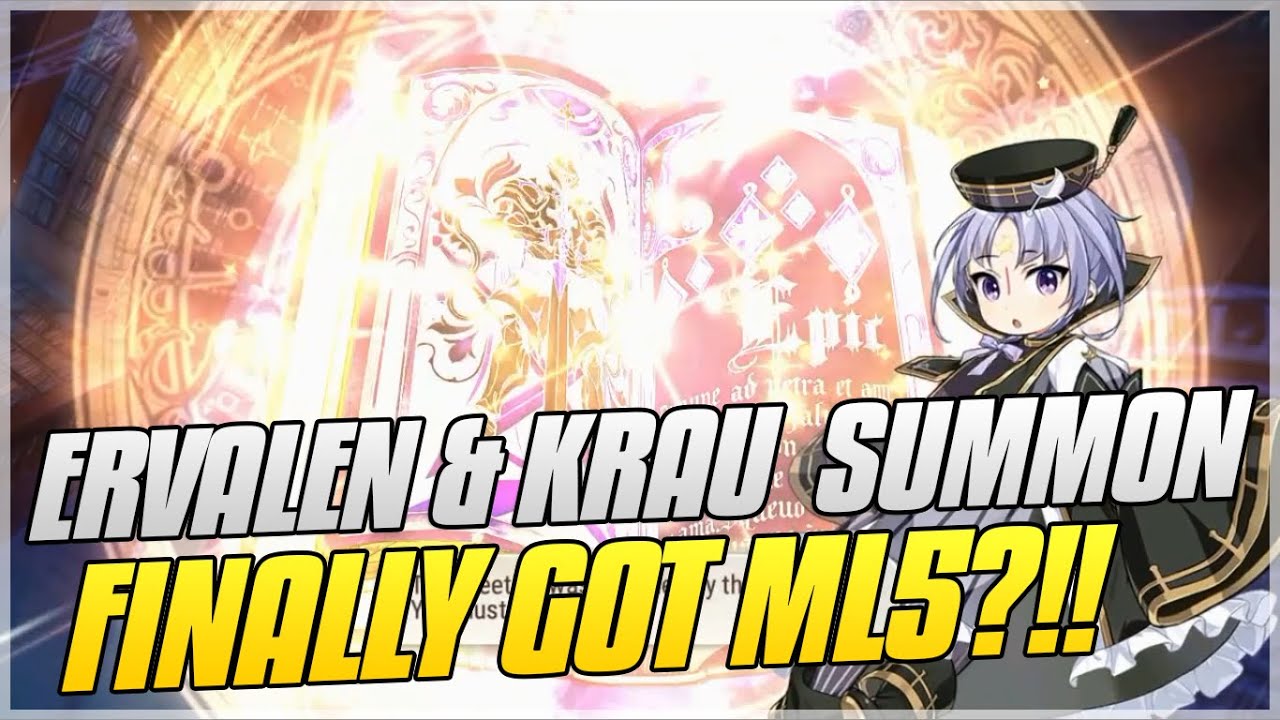Epic Seven - KRAU, ERVALEN & ML SUMMON (BEST SUMMON SESSION?!!)