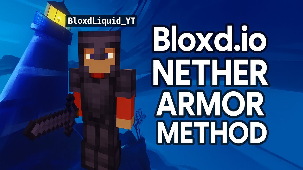 Bloxd.io Nether armor tutorial! | Insane method | Liquid_YT #bloxd #bedwars #nether