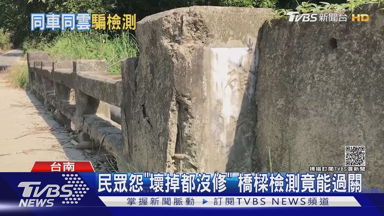 複製貼上? 台南橋梁檢測上傳照「連雲都一樣」｜TVBS新聞