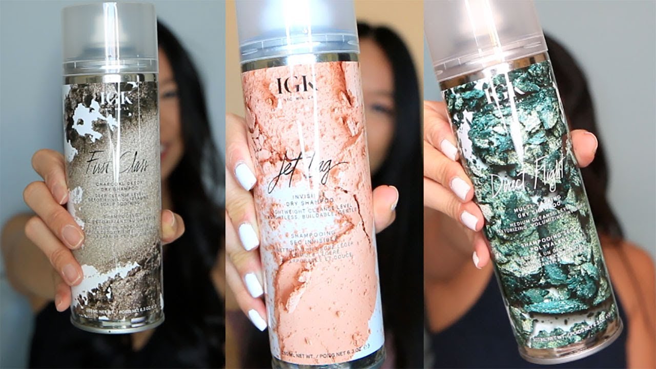 Getting to Know All 3 IGK Dry Shampoos - Jet Lag, Direct Flight, & First Class