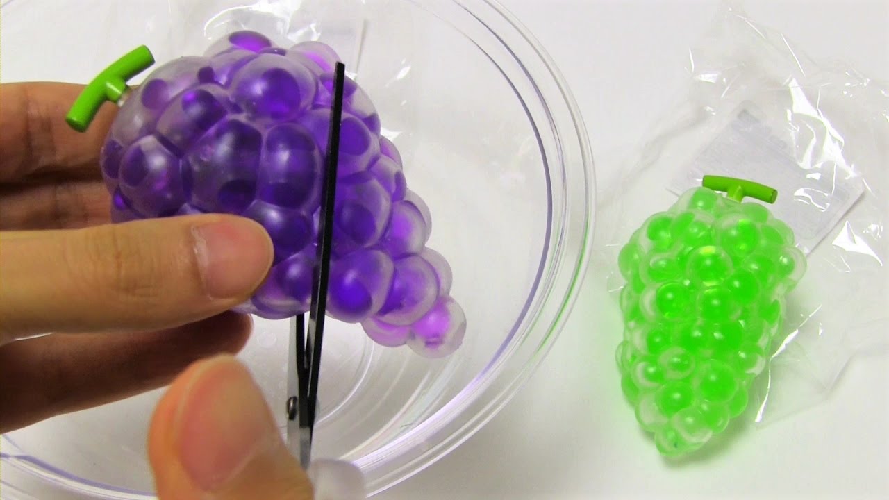 ASMR Squishy #108 Weird Grape Squishy Cutting Open