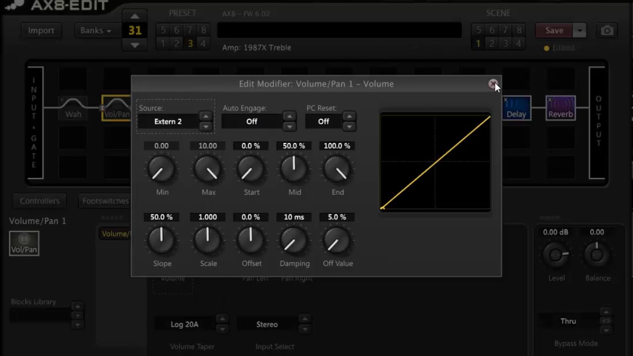AX8 Preset setup tutorial
