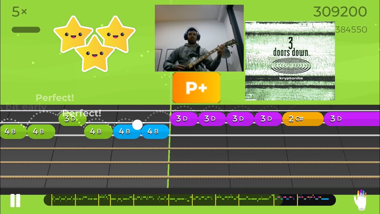 Kryptonite - 3 Doors Down - Level 5 Melody - Yousician