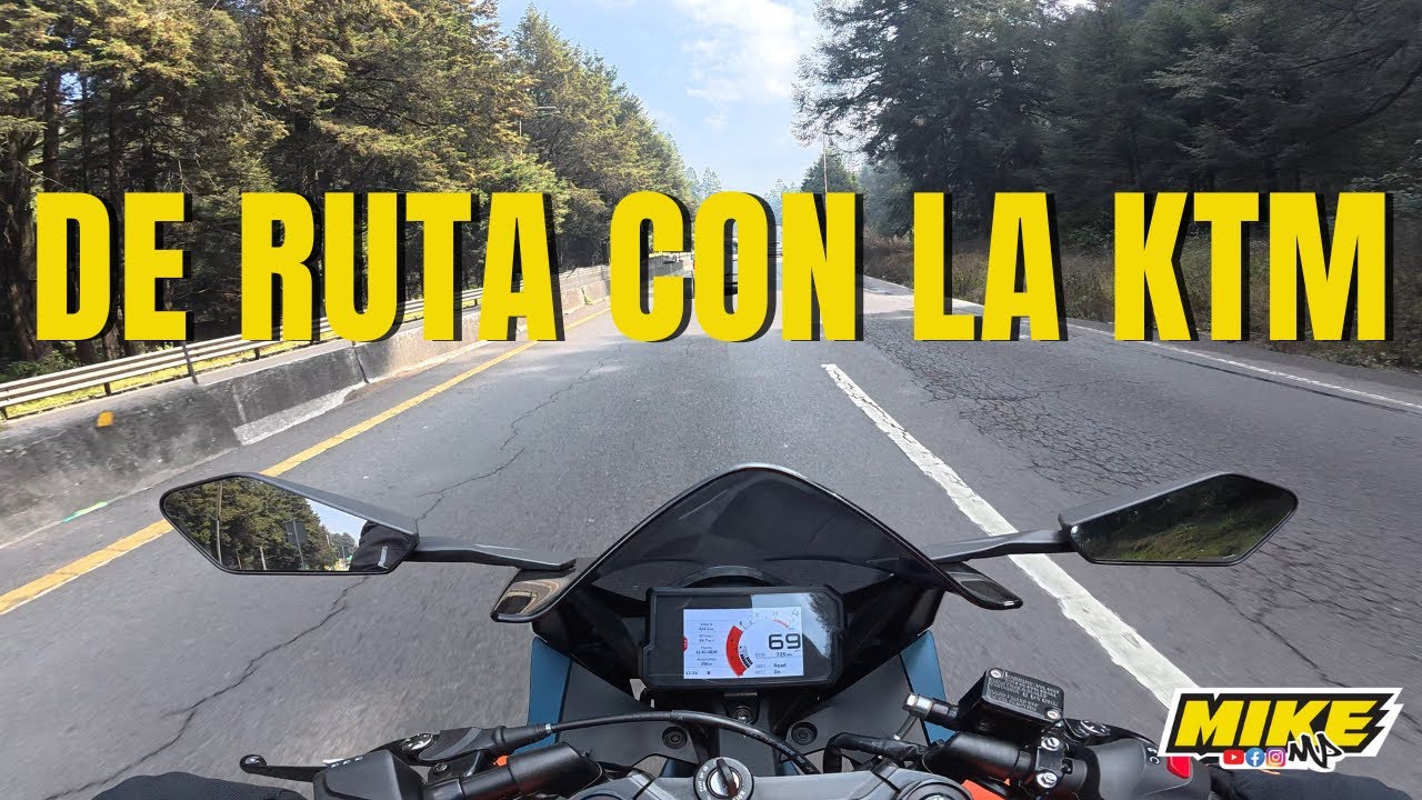 Primera RODADA con mi NUEVA KTM RC390 ¡Se MANEJA de LUJO!