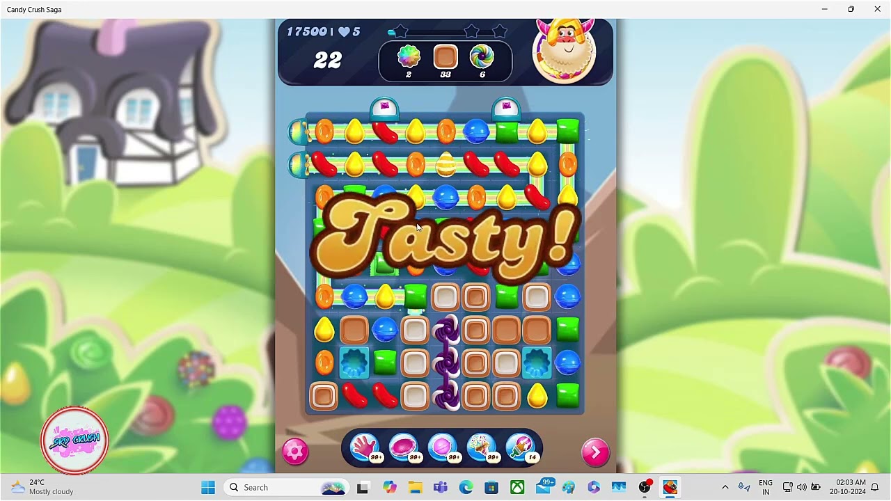 Candy Crush Saga Level 17500