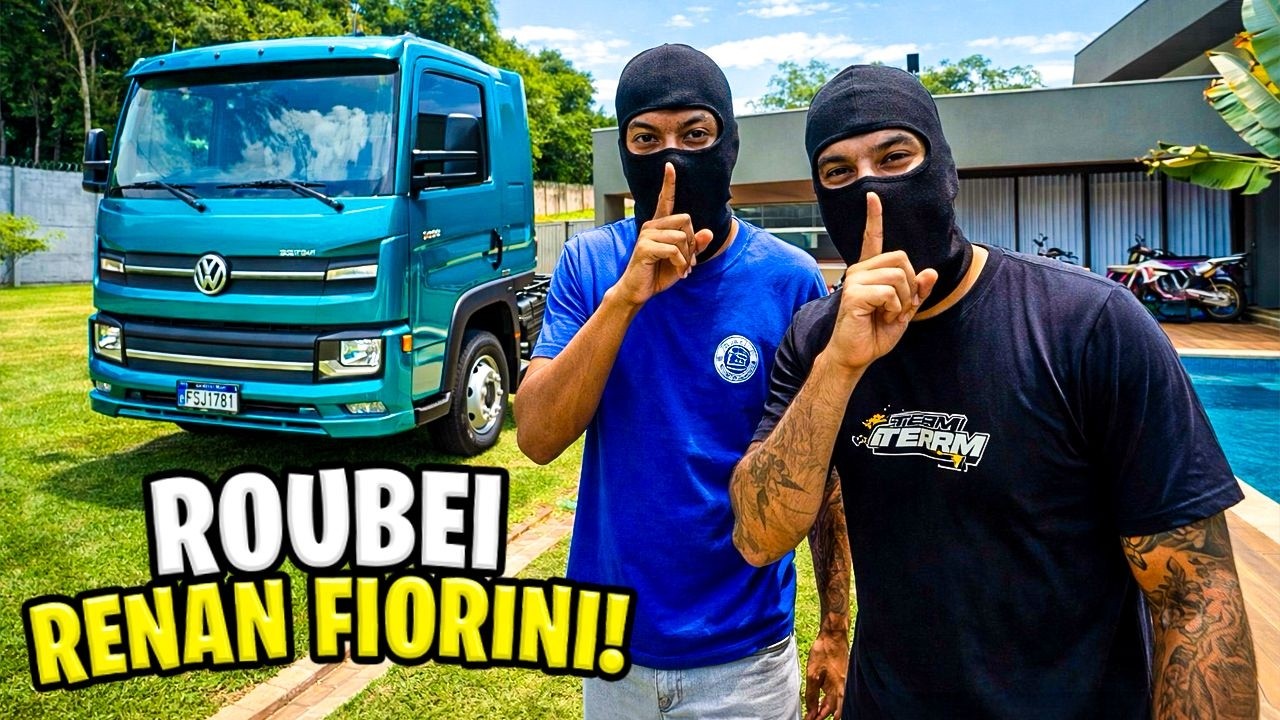 ROUBEI O CAMINHÃO DO RENAN FIORINI ESCONDIDO 🤫 MISSÃO DELIVERY